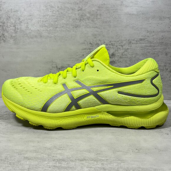 Asics Gel Nimbus 24 Running Shoes - Men's Size 10 - Safety Neon Yellow - Picture 1 of 10